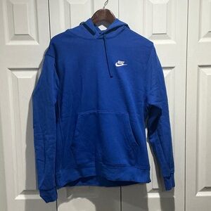 Nike Men's Royal Blue Pullover Hoodie